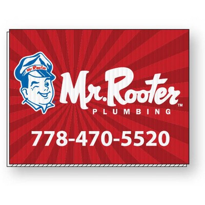 5/32" White Coroplast Sign, 8.25" x 11.25" Rectangle, Full Colour